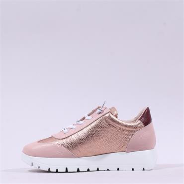 Wonders Odisei Two Tone Bungee Trainer - Rose Metallic
